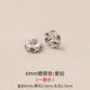 Cuentas Espaciadoras Incrustadas que Conservan el Color DIY Bordes Ondulados Agujero Grande Cuentas Espaciadoras Tapas de Flor Pulsera de Cristal Dorado Accesorios Venta al por Mayor
