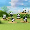 Adorno de Paisaje en Miniatura de PVC de Kung Fu Panda Lindo, Decoración Creativa de Escritorio, Accesorio de Paisajismo para Jardinería DIY