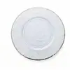 Plato de Cena Occidental de 13 pulgadas Diseño Retro Metálico Repujado Duradero y de Larga Duración Múltiples Colores Disponibles