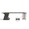 Patas de Mesa Transparentes Acrílicas, Marco de Soporte de Mesa de Centro de Lujo Ligero, Patas de Mesa de Oficina, Patas Cilíndricas, Patas de Mesa Acrílicas
