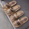 Paja para Hombres y Mujeres Parejas Engrosadas Deslizantes Fondo de Plástico PVC Interior y Exterior Hogar Piso de Madera Verano Zapatillas