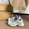 Zapatos Paris Dad 2026 Otoño Nuevos Suela Gruesa Casual Versátiles Ligeros Malla Transpirable Zapatos Deportivos para Correr para Mujer