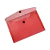 Bolsa de Archivo con Broche de Presión Bolsa de Almacenamiento Roja para Documentos y Material de Oficina