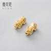 Pulsera de oro bañada en plata dura 3D de 999 pies, hecha a mano, con cuentas, accesorios de joyería al por mayor S0919