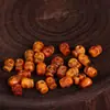 Acessórios para Escultura em Osso de Boi de Xizang Pulseira de Caveira Joias Escultura Sutulin Acessórios de Osso de Boi Feitos à Mão DIY