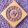 Raíz de Bodhi Natural Tallada Flor Flotante de Camelia Flor de Rosa Doble Cara Accesorios de Joyería DIY Material para Abalorios Al por Mayor