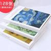 Libro de Pintura al Óleo de Van Gogh Libro de Bocetos Grueso en Blanco de Alto Valor Cromático Se Puede Extender para Estudiantes Boceto Grafiti Pintado a Mano