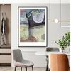 Matisse Amanecer Abstracto Colgante Pintura Escandinavo Sala de Estar Sofá Fondo Pintura Decorativa Moderno Minimalista Dormitorio Restaurante Shihai