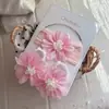 Conjunto de Dos Piezas de Accesorios Florales para el Cabello y Calcetines Chicbaby para Niños Estilo Coreano Set de Diadema Grande de Flor Adorno Dulce para Niñas