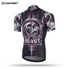 XINTOWN Ropa de Ciclismo Estampada Top Corto Absorción de Humedad y Sudor Nuevo Top de Ciclismo de Verano de Manga Corta para Hombre