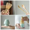 Estilo té Estilo japonés Baibenli Cepillo para té Matcha Herramienta para Matcha Estilo té Dinastía Song Juego de caja de regalo para pedido de té Tazón para Matcha