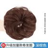 Cabello Real Banda para el Cabello Bola Accesorios para el Cabello Peluca Femenina Perezosa Banda para el Cabello Esponjosa Círculo Peluca Natural Bolsa para Peluca