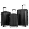 Equipaje de viaje de comercio exterior de tres piezas de fábrica ABS, maleta con ruedas de 20/24/28 pulgadas, caja con contraseña y cremallera