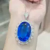 Anillo Colgante Vivo 20X30 Nido de Pájaro Grande Oval Cortado Collar Rosa Morgan Conjunto de Anillos Abiertos