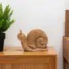 Móvel de TV de Rattan em Forma de Caracol para Decoração de Sala de Estar, Armário de Vinho, Entrada, Artesanato em Resina, Enfeites