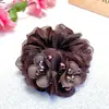 Cuerda para el Cabello de Alta Gama, Flor, Lazo para el Cabello de Moda, Accesorios para el Cabello de Goma, Lazo para el Cabello de Malla de Doble Capa, Lazo para el Cabello de Organza