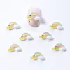 Sanrio Arcoíris Dibujos Animados Accesorios para Uñas Diamante de Resina Estéreo Lindo Accesorios para Uñas Portátiles Uñas DIY Accesorios Pequeños