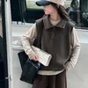 Conjunto Elegante de Tres Piezas para Niñas de Principios de Otoño 2026 Nuevo Estilo Niñas Grandes Muy Atractivo Estilo Coreano Chaleco Conjunto de Ropa de Otoño