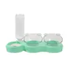 Comedero Doble Automático para Perros y Gatos, Dispensador de Agua para Mascotas, Plato para Gatos, Plato para Perros, Suministros para Gatos, Dispensador de Agua