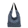 Bolsa de Axila Grande Capacidade Estilo Coreano Transfronteiriça para Mulheres, Nova Bolsa Tote Denim Ruiying 2026, Bolsa de Ombro Fashion
