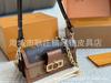 Família Burro nova 24 Bolsa carteiro feminina estampada Daphne bolsa de corrente bolsa de ombro versão alta de comércio exterior uma geração de cabelo