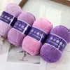 Nieve 5 Mismo Estilo 5 Hebras Algodón Leche Algodón Peinado Algodón Lana Hilo de Algodón Hecho a Mano DIY Bufanda Tejida Gancho Muñeca Flor Ramo