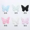 Doble Capa 3D Celebridad de Internet Encaje Bordado Mariposa Tela Súper Hada Pegatinas Accesorios para el Cabello Hechos a Mano DIY Faldas Hanfu Decoración de Accesorios