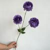 Flor Artificial Nueva Spot Peonía de Selección de 3 Cabezas Peonía Pastoral Boda Arreglo Floral para Salón de Bodas Guía de Camino Arreglo Floral Decorativo