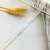 Cinta de Organza Cosida a Mano con Encaje de Cristales de Colores para Vestidos de Boda, Tocados y Accesorios de Cuello - Bola de Cristal de 4 mm