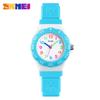 Skmei zona horaria hermosa placa giratoria de diferencia horaria reloj de cuarzo con forma de flor para estudiante Amazon Navidad regalo para niños reloj