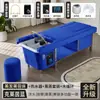 Venta al por mayor de exportación transfronteriza, Cama de champú eléctrica elevable, Terapia para la cabeza, Terapia para los pies, Sofá con baño de pies, Cama integrada, Cama de masaje para pies