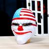Novo Halloween palhaço ladrão filme cos horror grimace máscara facial completa adereços dia da colheita bandeira rosto festa máscara
