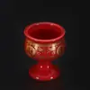 Copa de Vino Guangong para Ofrenda a los Dioses, Copa de Vino para Ofrenda al Dios de la Riqueza, Copa de Cerámica Alta para Ofrenda de Té, Vajilla de Cerámica para Ofrendas al por Mayor
