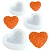 Molde para Vela Aromática de Flor en Forma de Corazón Molde para Decoración de Pastel Mousse de Chocolate en Forma de Trébol de Cuatro Hojas