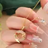 Collar Colgante de Pez Koi para la Paz para Mujer, Nuevo Estilo Chino, Exquisito Estilo Nacional, Cadena Elegante para la Clavícula, Regalo de Año Nuevo con un Toque de Alta Gama