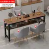 Mesa de manicura, mesa económica para salón de manicura, mesa de maquillaje moderna, diseño de lujo ligero y minimalista, uso individual o para dos personas, manicura estilo japonés