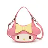 Nova Bolsa Mini Coelho de Desenho Animado com Laço Acessórios Infantis para Pais e Filhos Bolsa de Mão Transversal Pequena Bolsa Feminina