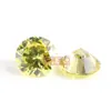 Gema Artificial Redonda 5A Color Blanco Zircón Colorido Piedra Suelta Superficie de Anillo Zirconia Cúbica Sintética Cz Zircón Al Por Mayor