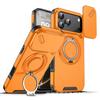 Adecuado para iPhone 18 Pro Max, Funda para Teléfono con Soporte de Ventana Deslizante, Cubierta Protectora Magnética Anti-Caídas para Montaje en Coche Apple 17