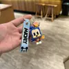 Chaveiro Criativo de Mini Robô Urso Desenho Animado Fofo Cabeça Quadrada Urso Celebridade da Internet Boneca Pingente de Bolsa Presente
