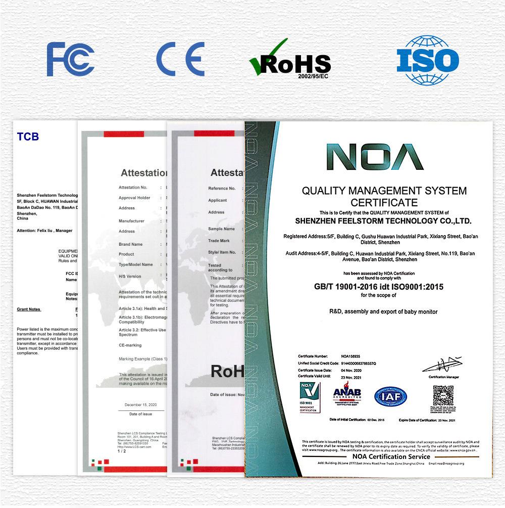 VB609 无线婴儿看护器 2.4G数字无线宝宝监视器 3 