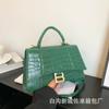 Bolso de mano portátil estilo reloj de arena, popular en el mercado transfronterizo de 2024, para mujer, de alta gama, estilo francés, bandolera de hombro.