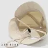 Sombrero de Pescador para Bebé, Reversible, Elegante Diseño de Letra m, Sombrero para el Sol para Niños y Niñas, Bebés y Niños Pequeños, Estilo Delgado para Primavera y Otoño, Moderno para Niños Pequeños