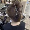 Pinza para el Cabello Floral Dulce y Fresca con un Toque de Lujo, Horquilla Exquisita para Mujer, Pinza de Tiburón Moderna y Versátil, Horquilla para Peinados Recogidos