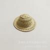 Mini Sombrero de Muñeca Juguete Sombrero Pequeño de Copa Sombrero para Mascota Lindo Sombrero Pequeño para Mascota Sombrero para la Cabeza Sombrero de Papel de Ratán Beige