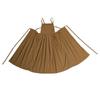 Delantal de comercio exterior transfronterizo, para cocina, hogar, de alto valor, de verano, fino, estilo coreano, plisado, largo, para estudio de manicura.