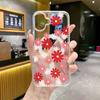 Comercio Exterior Estilo Elegante Flor Gradiente Funda Magnética para Teléfono Iphone15Plus Anti-Caída Carcasa Transparente Apple 13 Carcasa Dura