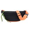 Bolso de cintura para mujer, moda de primavera y verano 2024, color contrastante, informal, sencillo, para hombre, bandolera de hombro de color liso