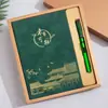 Set de Regalo de Caja para Cuaderno Personalizado, Regalo de Negocio de Alta Gama, Cuaderno para Reuniones de Empresa, Personalizable con Impresión de Logo