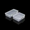 Nueva caja de almacenamiento portátil, completamente vacía, para juguetes de niños, rompecabezas, caja de embalaje transparente, caja organizadora de joyas y cosméticos.